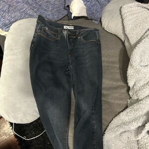 YMI Women's Dark Blue Skinny Jeans